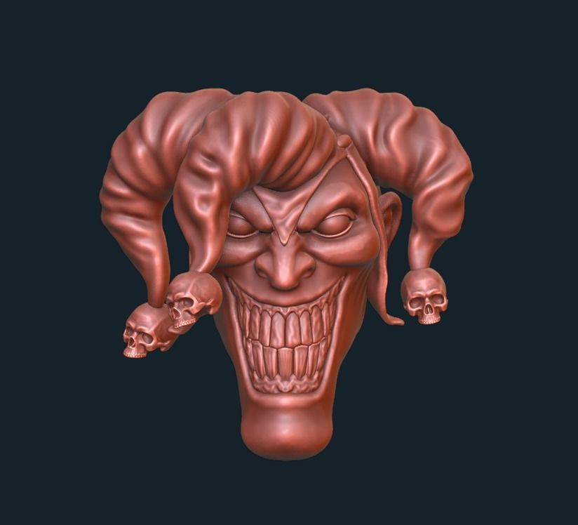 The joker is the smile of hell 3D print model_4
