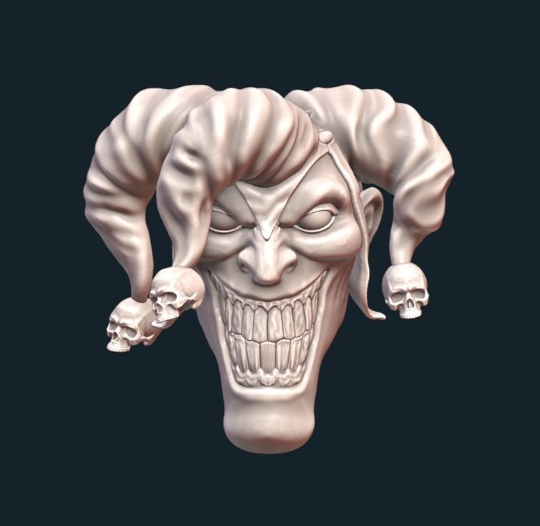 The joker is the smile of hell 3D print model_3