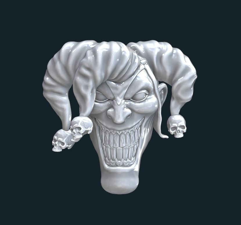 The joker is the smile of hell 3D print model_1