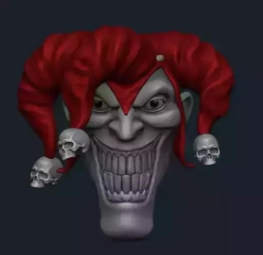 The joker is the smile of hell