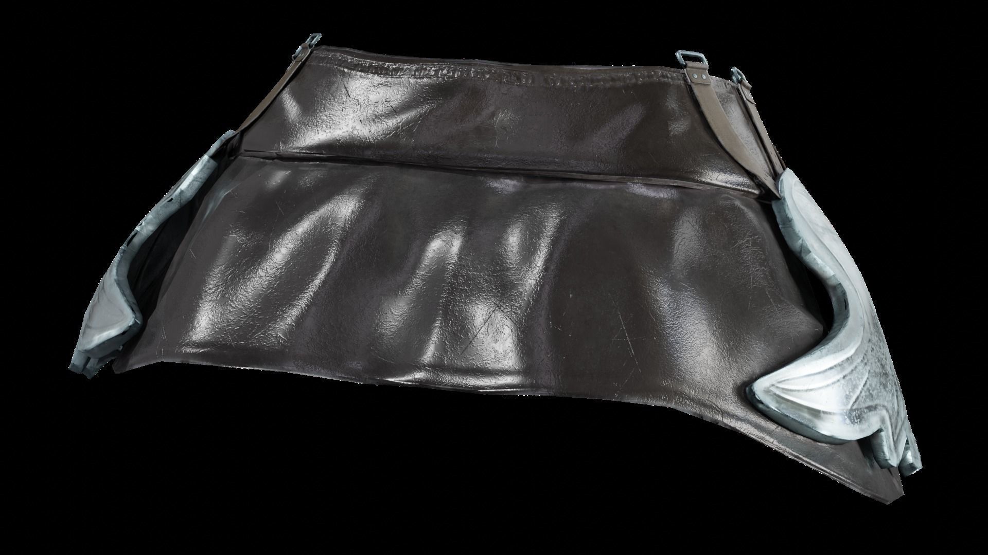 Skirt Leather Bot Light female asset Low-poly 3D model_6