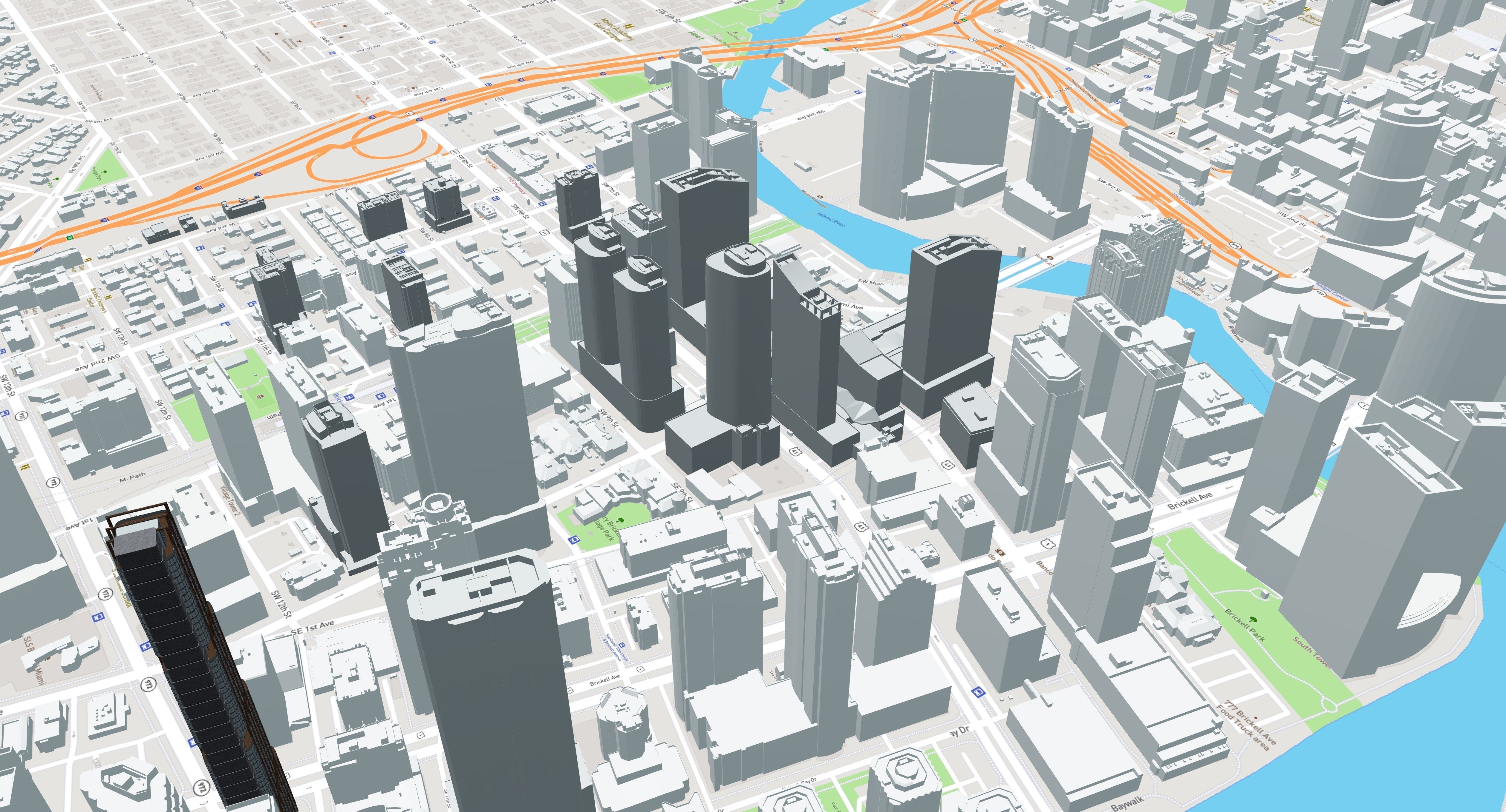 3D City Model of city of Miami  3D model_3
