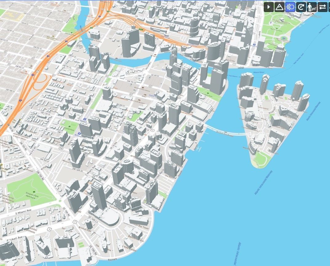 3D City Model of city of Miami  3D model_1