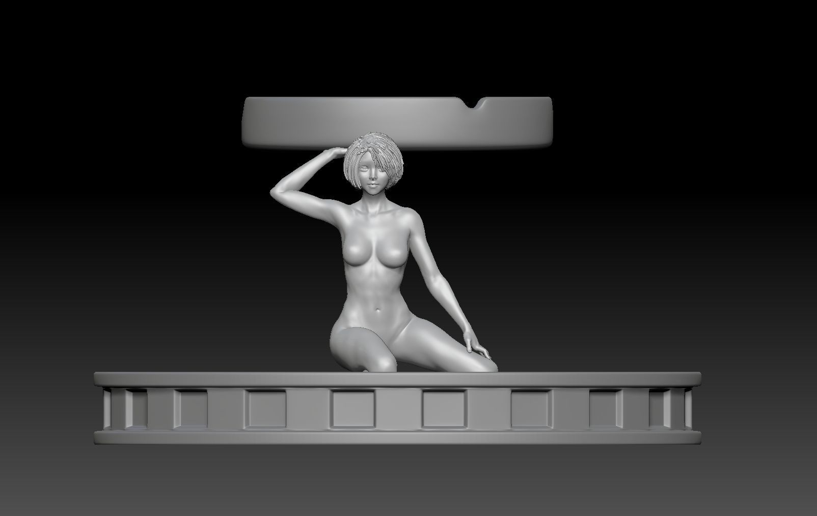 ASHTRAY 3D print model_2