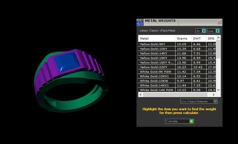 Rings 3D print model_4