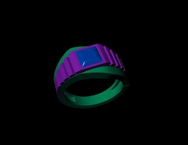 Rings 3D print model_2