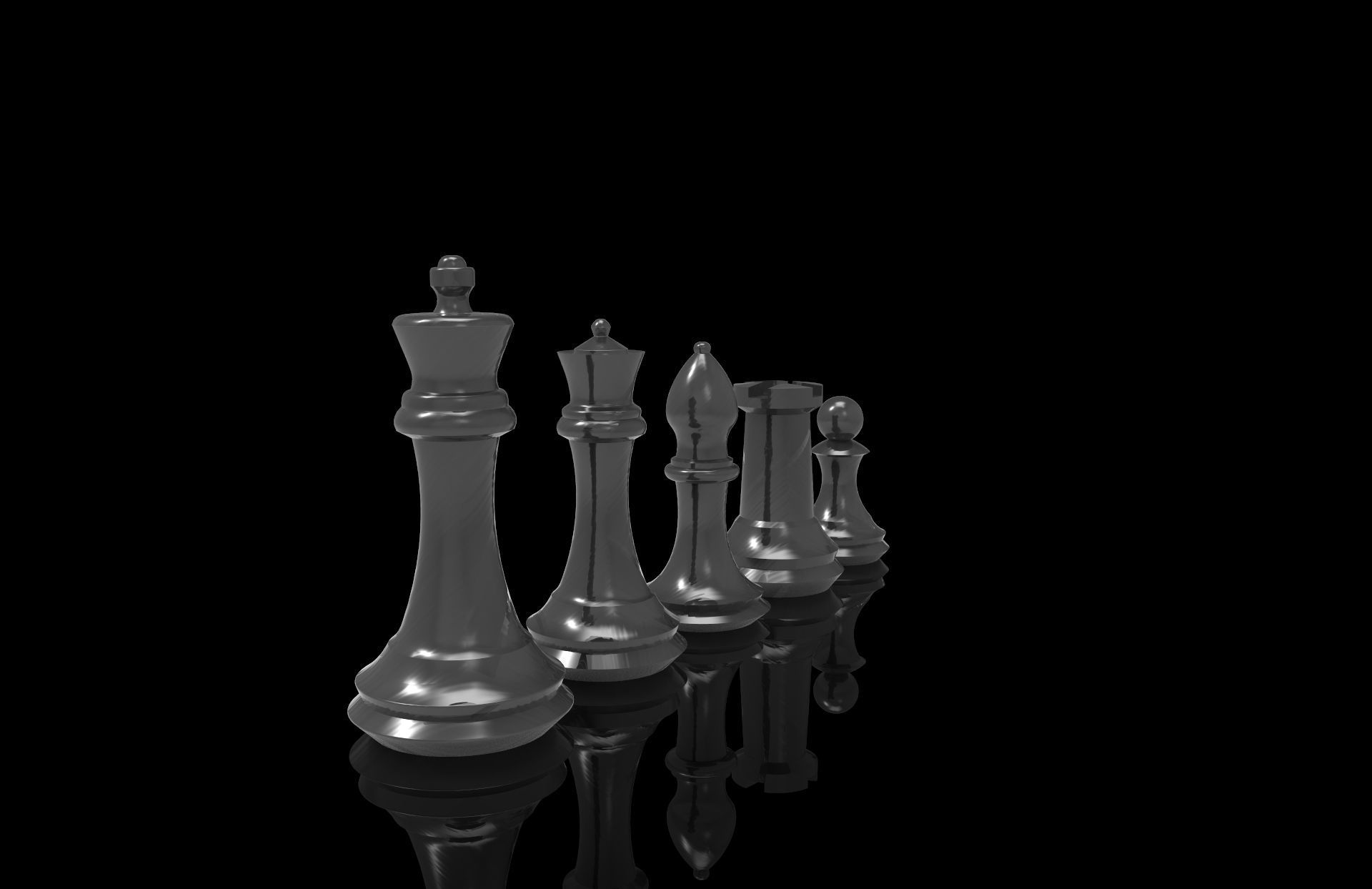 Chess figurs 3D model_1