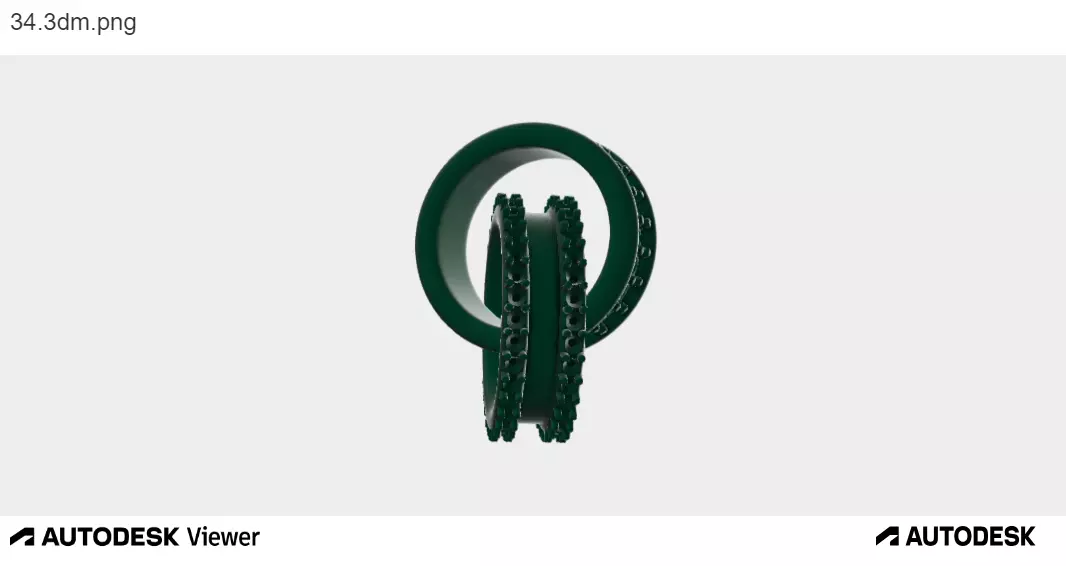 Woman Pendant with Dual Ring design 3D print model