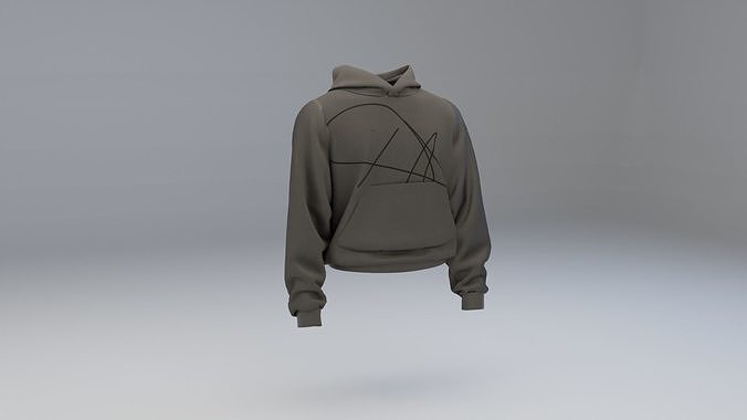 hoodie 3d model Free 3D model