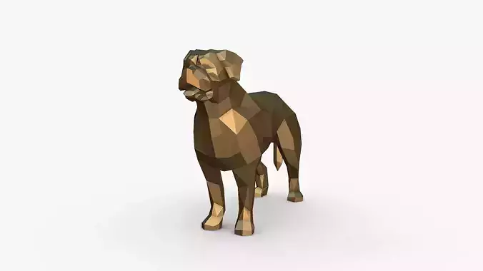 english mastiff 3D print model