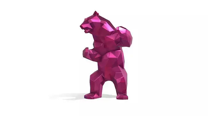 bear low poly
