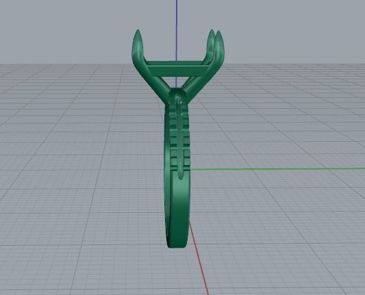 Solitaire ring Model 4675 3D print model_3