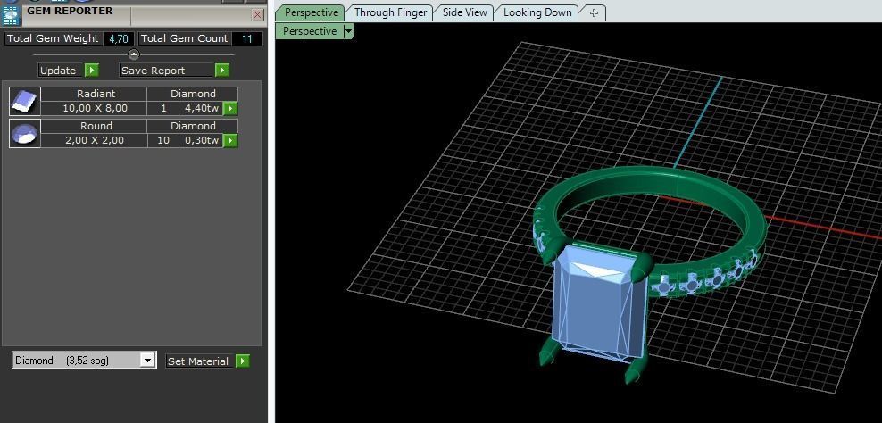 Solitaire ring Model 4675 3D print model_8