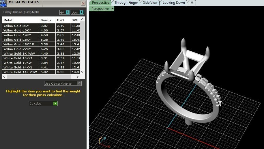 Solitaire ring Model 4675 3D print model_7