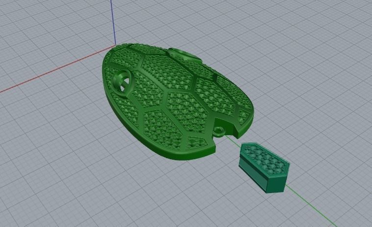 Snake head pendant Model 4667 3D print model_4