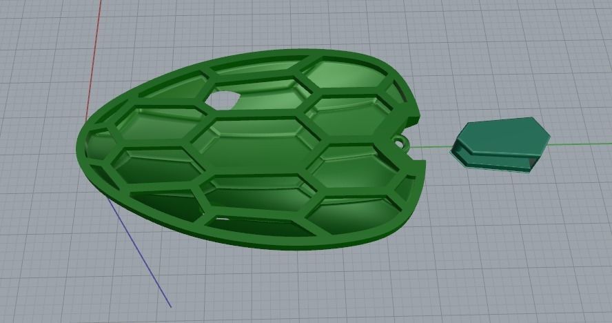 Snake head pendant Model 4667 3D print model_5