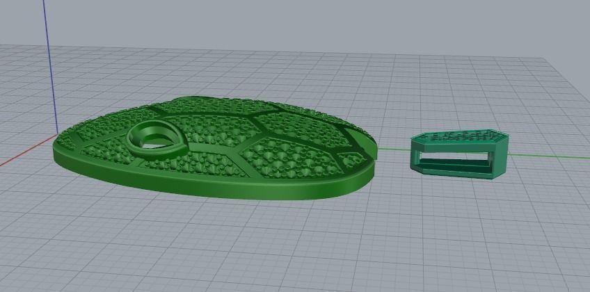 Snake head pendant Model 4667 3D print model_3