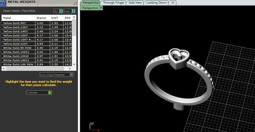 Heart Ring Model 4660 3D print model_8