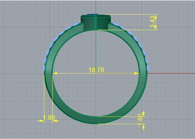 Heart Ring Model 4660 3D print model_5