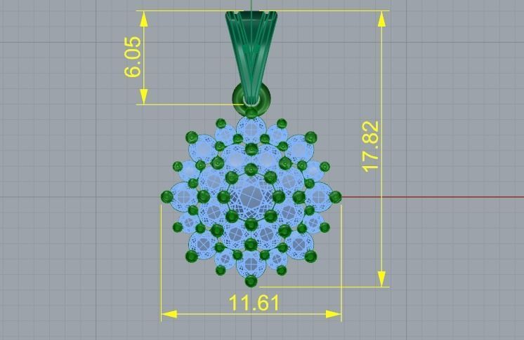 Pendant Model 4657 3D print model_5