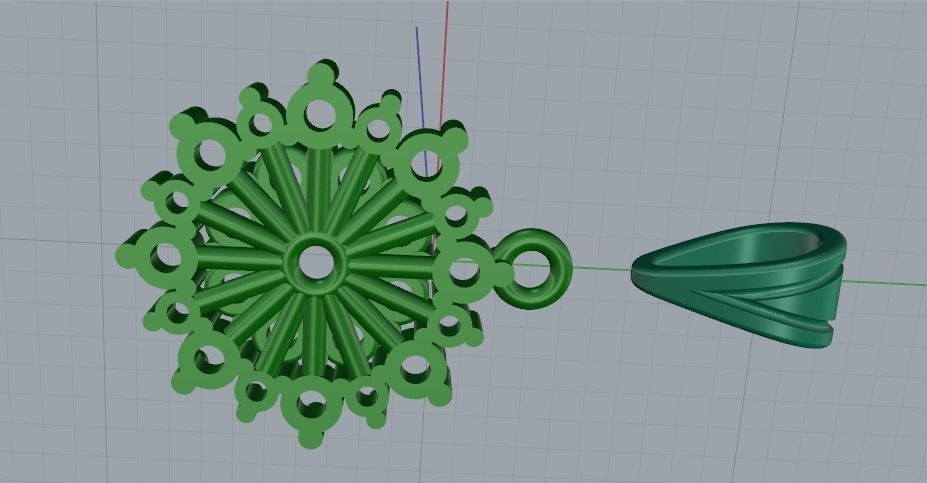 Pendant Model 4657 3D print model_4