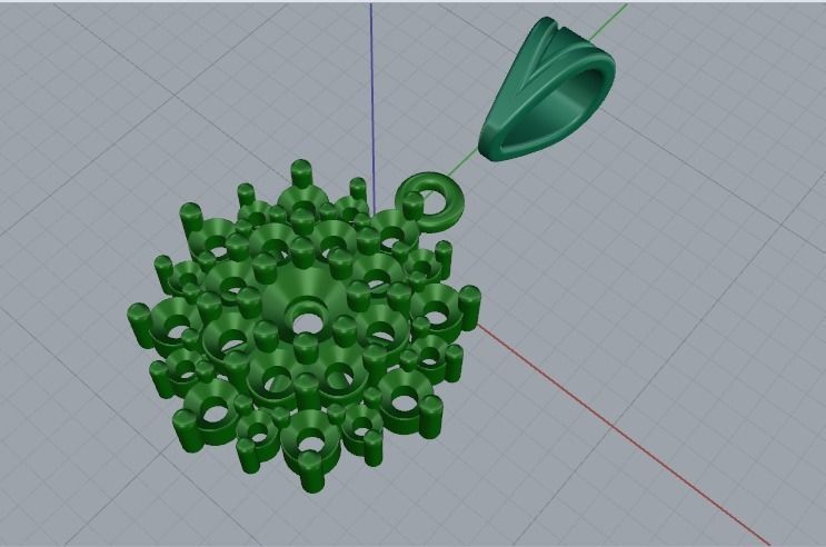 Pendant Model 4657 3D print model_2