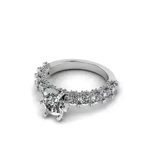 Engagement halo rings Model 4656