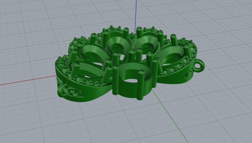 Pendant Model 4655 3D print model_4