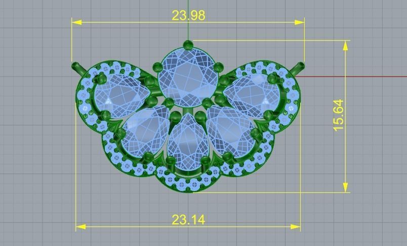 Pendant Model 4655 3D print model_6