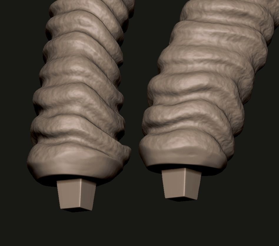 Gazelle head 3D print model_8