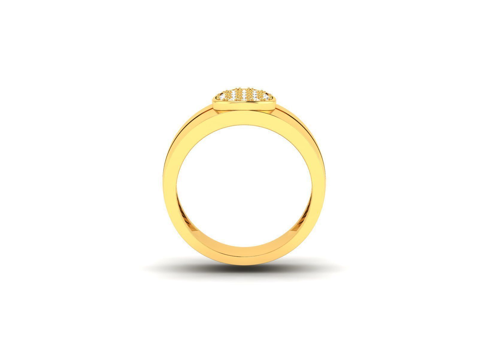 Diamond Ring 3D print model_3