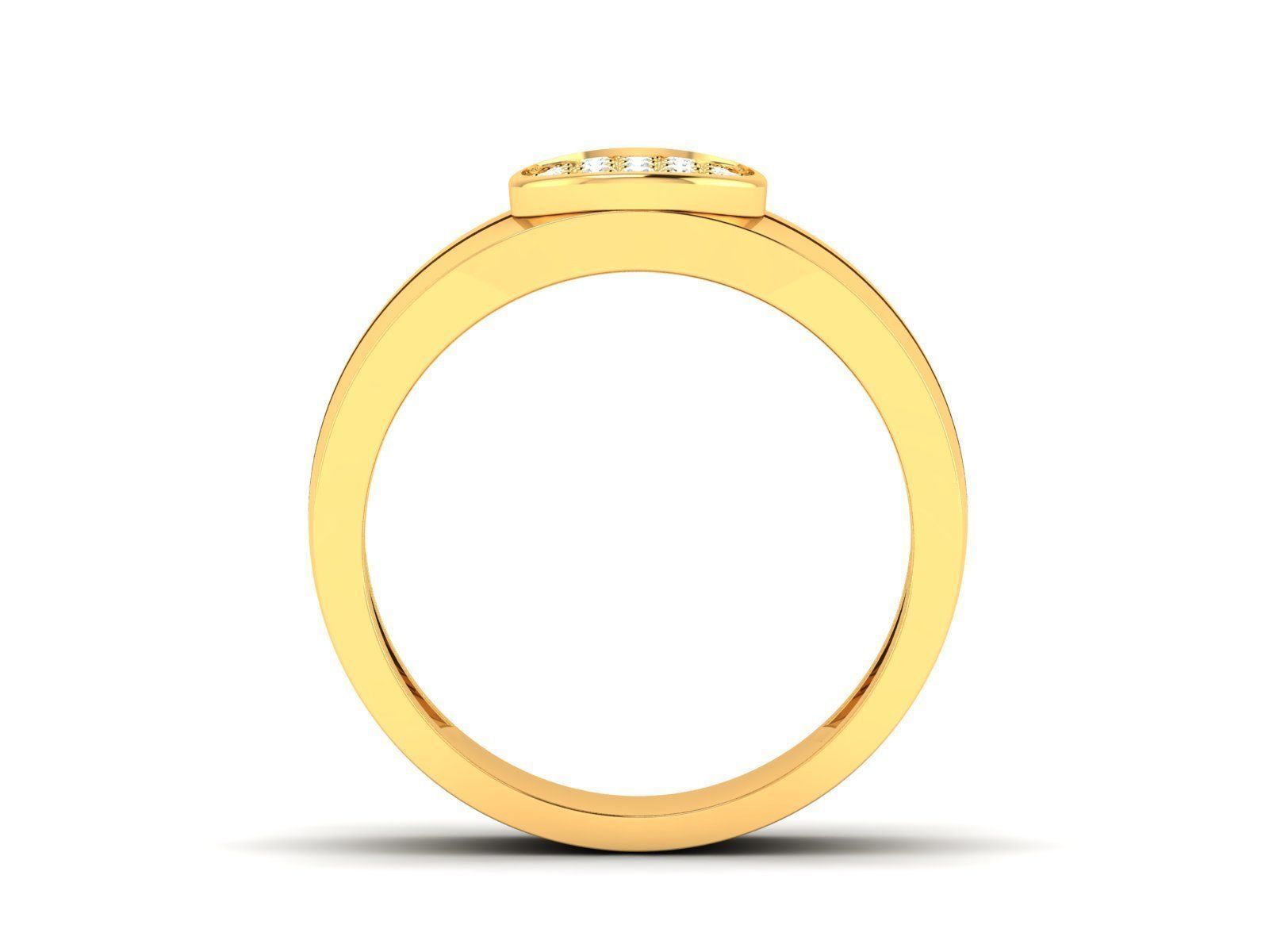 Diamond Ring 3D print model_4