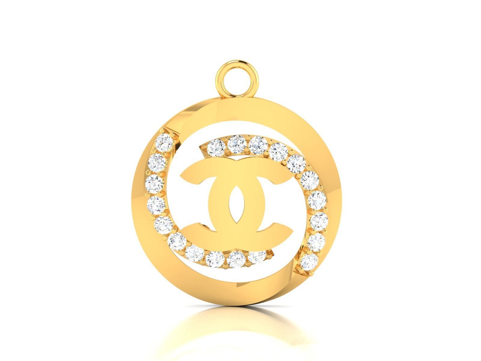 Diamond Pendant 3D print model_8