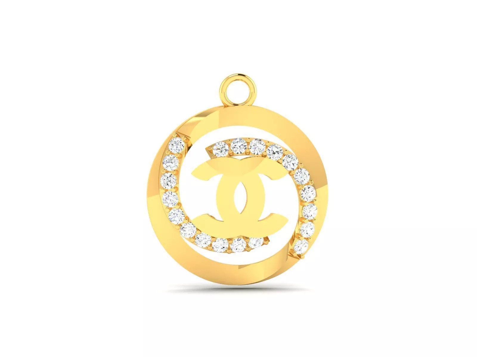 Diamond Pendant 3D print model_0