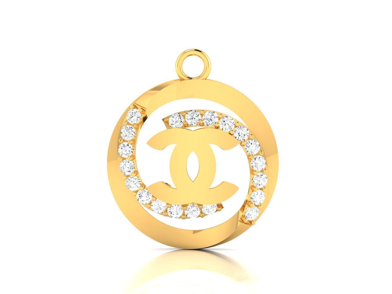 Diamond Pendant 3D print model_7