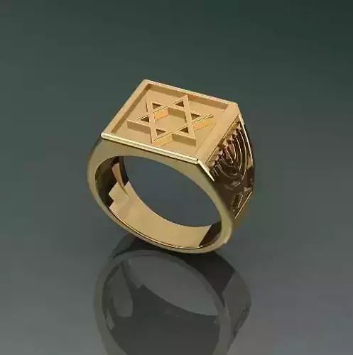 Star of David Ring Model 4728