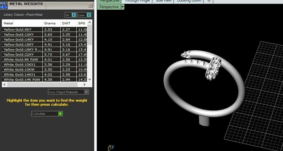 Ring nail Model 4724 3D print model_7