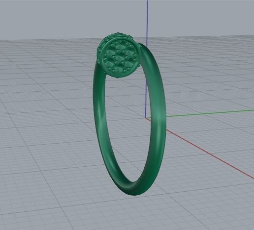 Ring nail Model 4724 3D print model_3