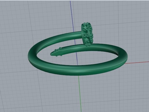 Ring nail Model 4724 3D print model_4