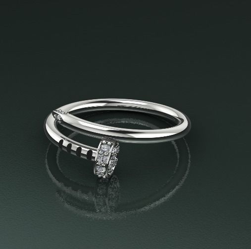 Ring nail Model 4724 3D print model_1