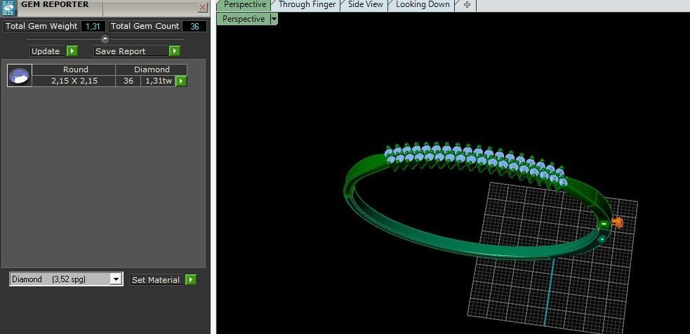 Bracelet size 18 Model 4714 3D print model_8