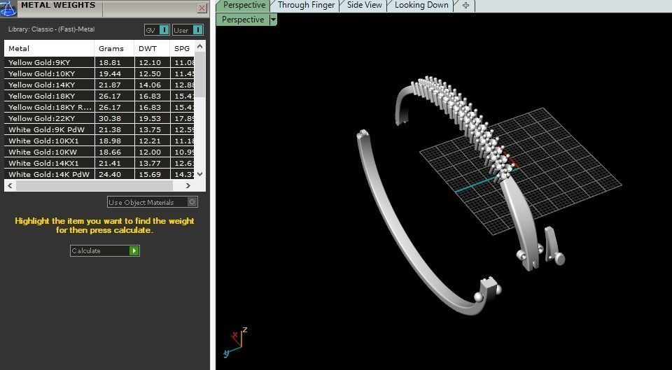 Bracelet size 18 Model 4714 3D print model_7