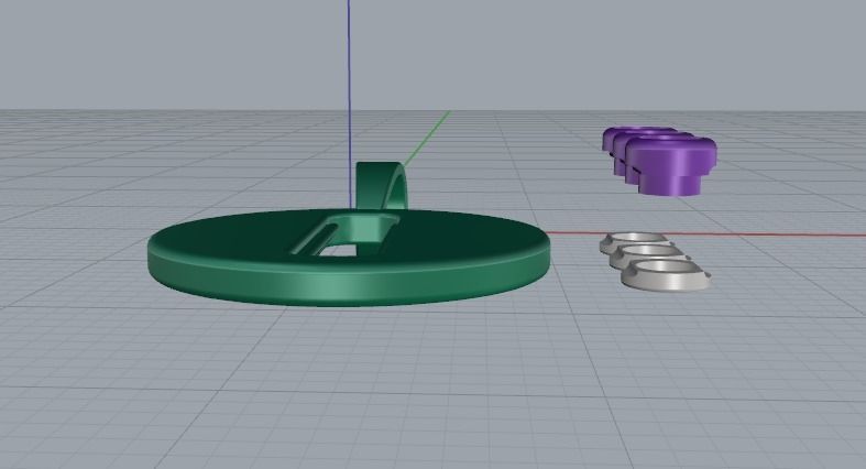 Pendant messika Model 4708 3D print model_3