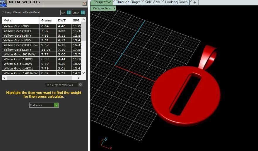 Pendant messika Model 4708 3D print model_8