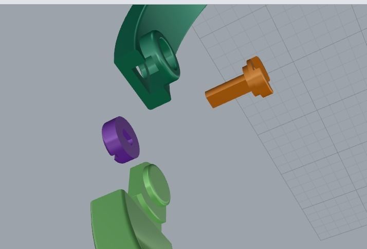 Bracelet bolt size 15 Model 4695 3D print model_5