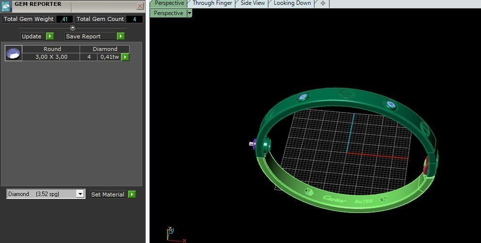 Bracelet bolt size 15 Model 4695 3D print model_10