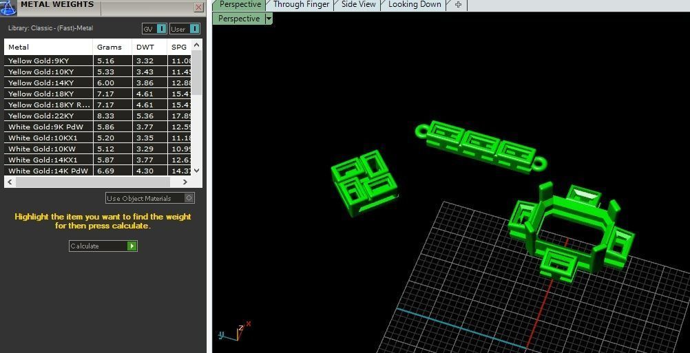 Pendant Model 4692 3D print model_7
