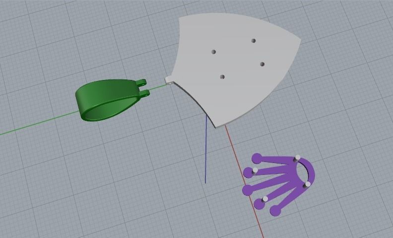 Crown pendant Model 4687 3D print model_3