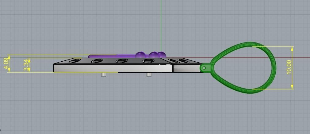 Crown pendant Model 4687 3D print model_6