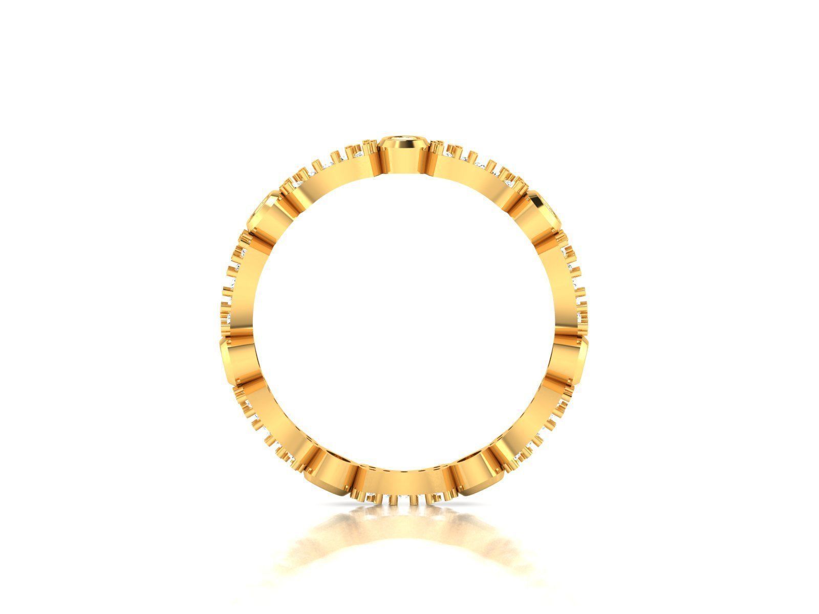 Diamond Ring 3D print model_2